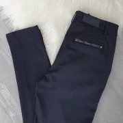 ELEGANTNE HLAČE DENISA 9784 TEMNO MODRA - slika 4