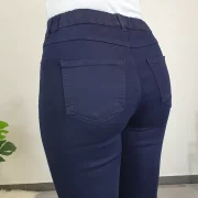 HLAČE 17177 TEMNO MODRE - slika 3