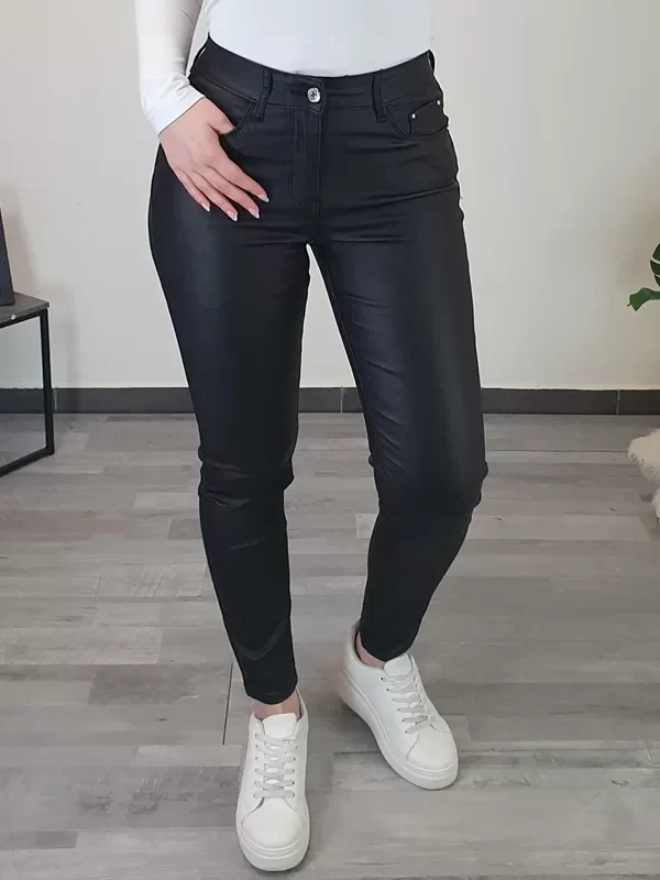 USNJENE PUSH UP HLAČE F002