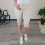 HLAČE 3A563 3/4 BEŽ - slika 3