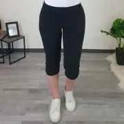 ŠPORTNE HLAČE 208 3/4 ČRNA