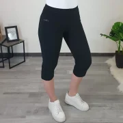 ŠPORTNE HLAČE 208 3/4 ČRNA - slika 3