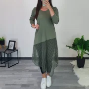 TUNIKA ZAJA 3/4 ROKAV OLIV - slika 3