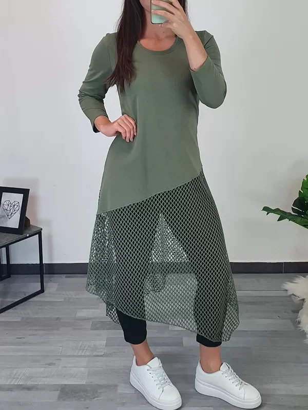 TUNIKA ZAJA 3/4 ROKAV OLIV