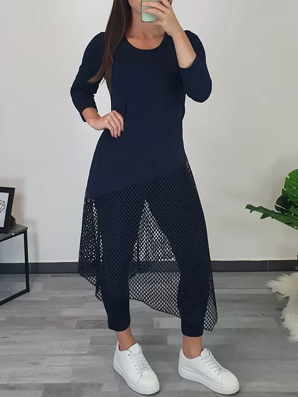 TUNIKA ZAJA 3/4 ROKAV TEMNO MODRA