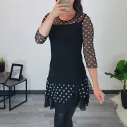 TUNIKA API ČRNO-BELA - slika 2