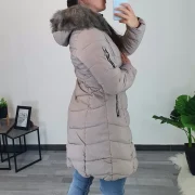 PLAŠČ P22-6662 BEŽ - slika 2