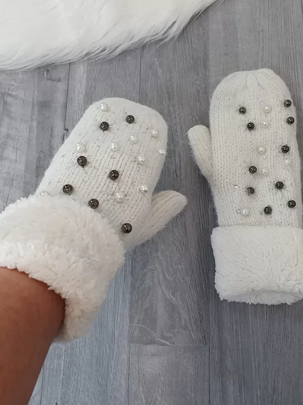 ŽENSKE ROKAVICE GL-58260 BELA