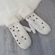 ŽENSKE ROKAVICE GL-58260 BELA - slika 2