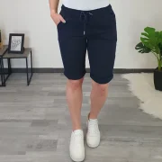 KRATKE HLAČE 1888 3/4 TEMNO MODRE - slika 3