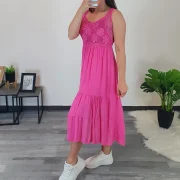 OBLEKA 7691 ROZA