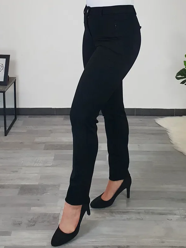 ELEGANTNE HLAČE DENISA 10654 ČRNE