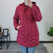 PLAŠČ 23030 BORDO - slika 3
