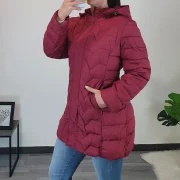 PLAŠČ 23030 BORDO