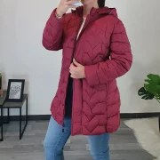 PLAŠČ 23030 BORDO - slika 4