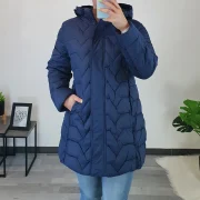 PLAŠČ 23030 TEMNO MODRA