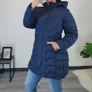 PLAŠČ 23030 TEMNO MODRA - slika 2