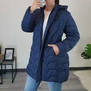 PLAŠČ 23030 TEMNO MODRA - slika 3