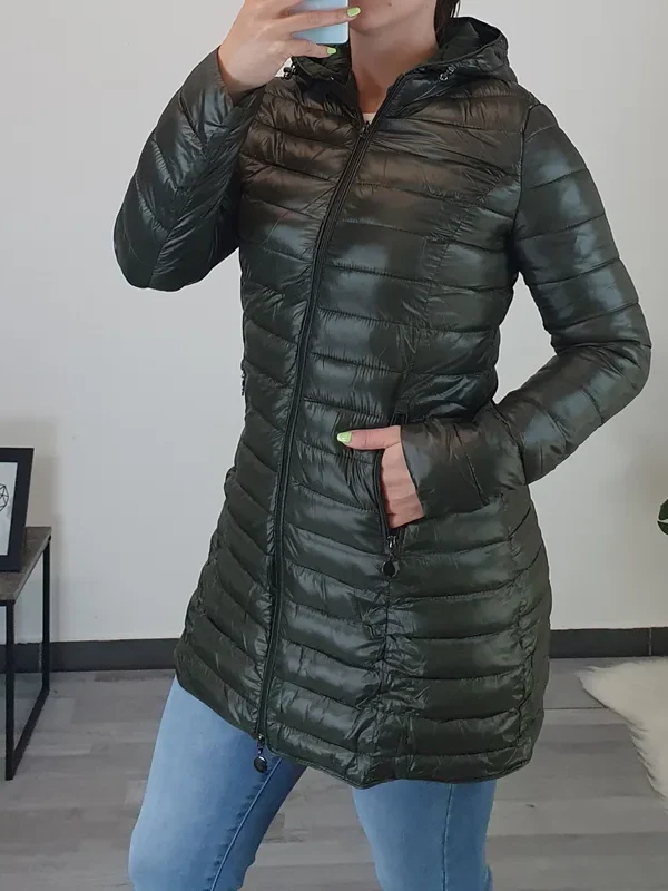 PLAŠČ 22037 OLIV