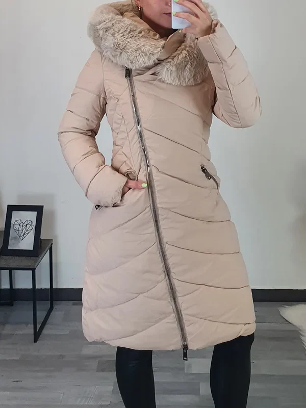 PLAŠČ OB238030 ROZA