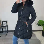 PLAŠČ P3-6032 ČRN