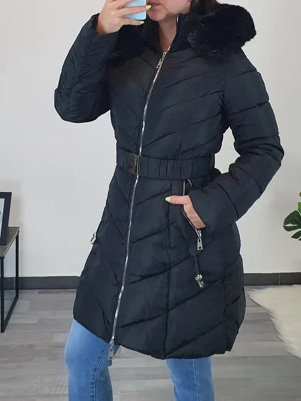 PLAŠČ P3-6032 ČRN