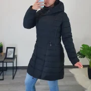 PLAŠČ P3-6007 ČRNA - slika 2