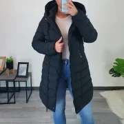 PLAŠČ P3-6007 ČRNA - slika 3