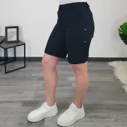 LUHTA ŽENSKE 3/4 POHODNE HLAČE ESPHOLM ČRNE - slika 2