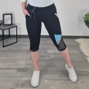 ŠPORTNE HLAČE TALA 3/4 TEMNO MODRE