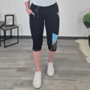 ŠPORTNE HLAČE TALA 3/4 TEMNO MODRE - slika 4