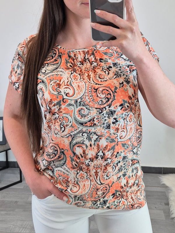 MAJICA 40638 ORANŽNA