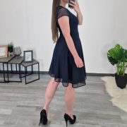OBLEKA VIVIAN TEMNO MODRA - slika 2