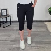 ŠPORTNE HLAČE TICIJA 3/4 ČRNE