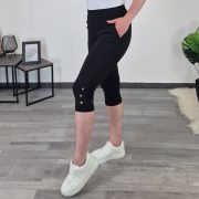 ŠPORTNE HLAČE TICIJA 3/4 ČRNE - slika 3