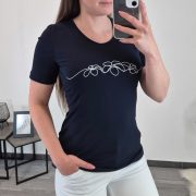 MAJICA SIA TEMNO MODRA