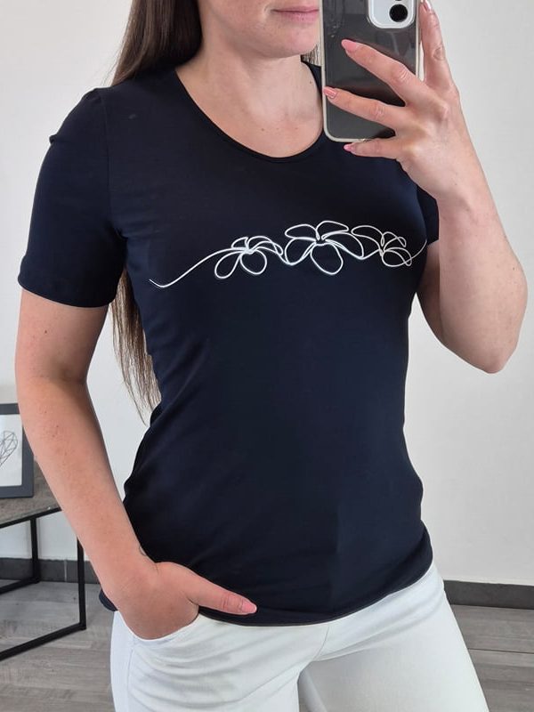 MAJICA SIA TEMNO MODRA