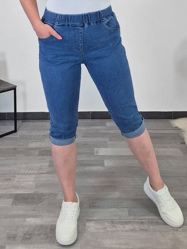 PUSH UP JEANS HLAČE MG5062 3/4