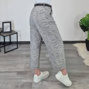 HLAČE KATE 174500 Kenny S. 7/8 ČRNO BELE - slika 2