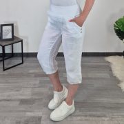 HLAČE LANNA 67068 3/4 BELE