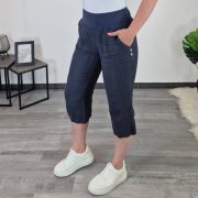 HLAČE LANNA 3/4 67068 TEMNO MODRE