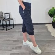 HLAČE LANNA 3/4 67068 TEMNO MODRE - slika 3