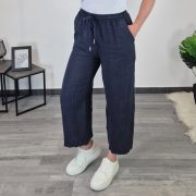 7/8 HLAČE 64016 TEMNO MODRE - slika 3