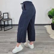 7/8 HLAČE 64016 TEMNO MODRE - slika 2