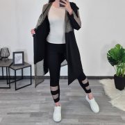 PLAŠČ MILANA ČRN - slika 2