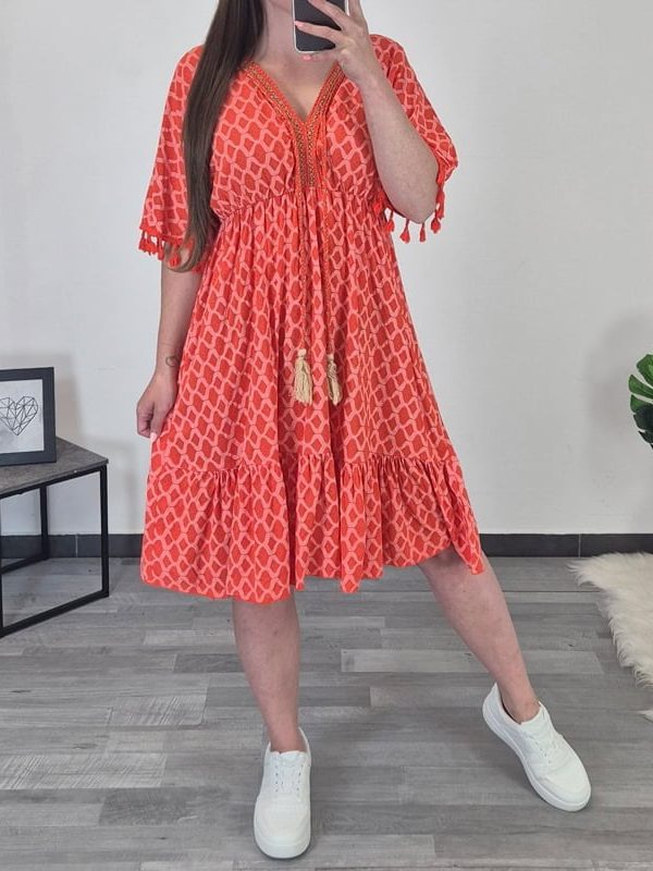 OBLEKA 3440 ORANŽNA