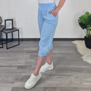 HLAČE LANNA 67068 3/4 MODRE - slika 3