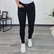 PUSH UP HLAČE K7383 ČRNE