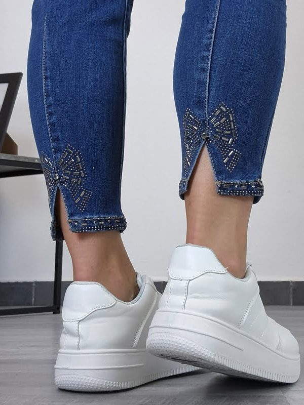7/8 PUSH UP JEANS HLAČE A1079