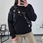 PLETENINA NO7635 ČRNA